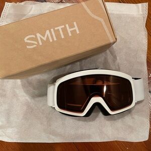 SMITH White Frame Youth Goggles